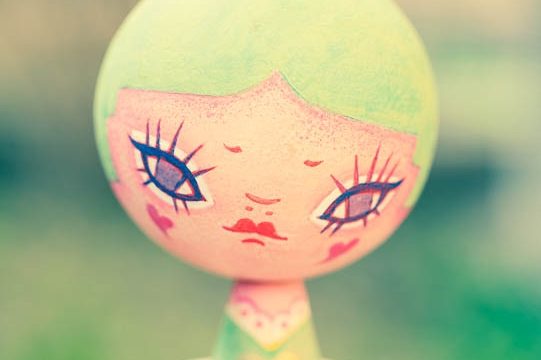 オリジナルこけし[コケッチュ] 2012年制作